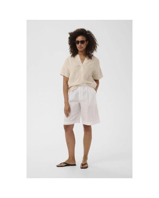 Part Two White Casual Shorts