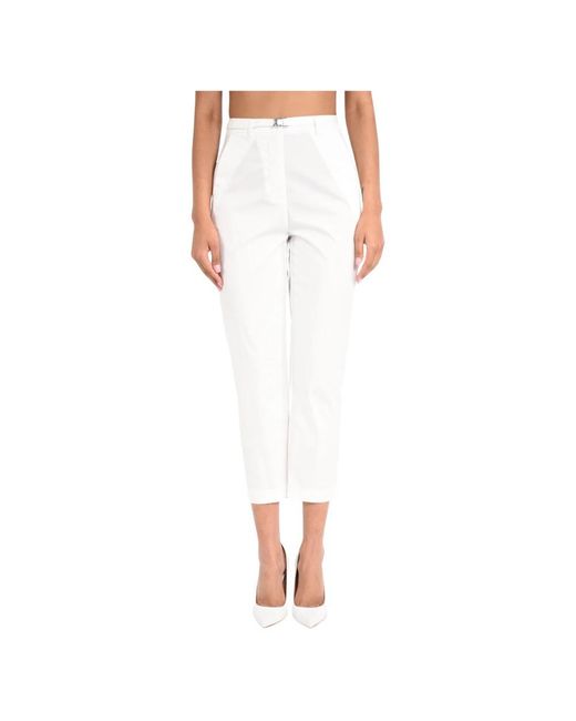 Patrizia Pepe White Cropped Trousers