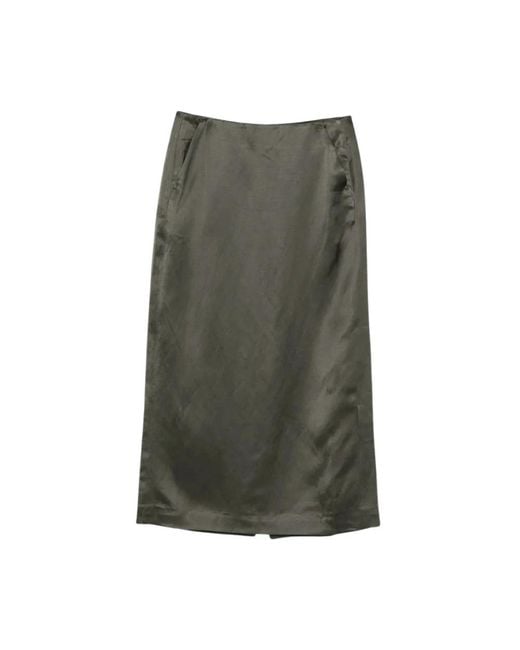 Soeur Green Midi Skirts