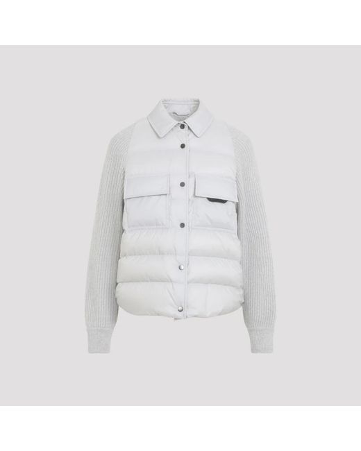 Down Jackets Brunello Cucinelli en coloris White