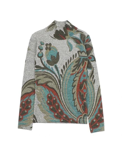 Etro Green Turtlenecks