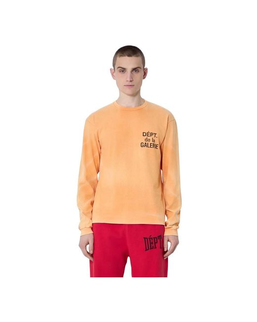 GALLERY DEPT. Long Sleeve Tops in Orange for Men | Lyst