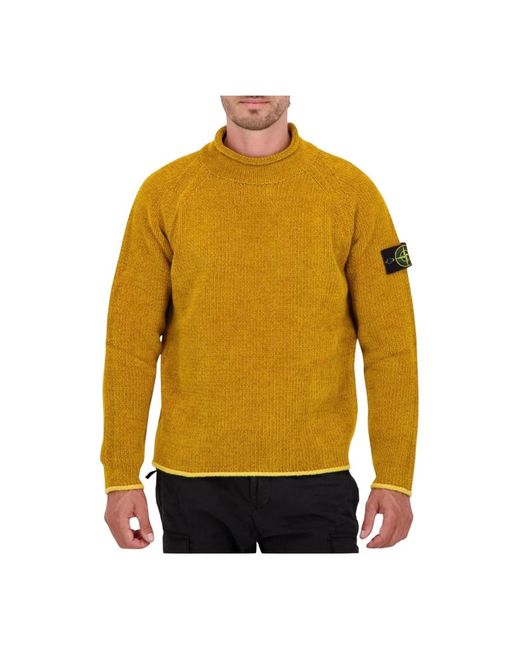 Turtlenecks Stone Island pour homme en coloris Yellow