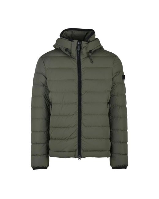 Peuterey Green Down Jackets for men