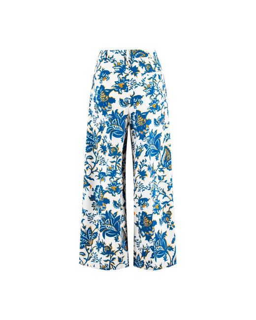 Etro Blue Wide Trousers
