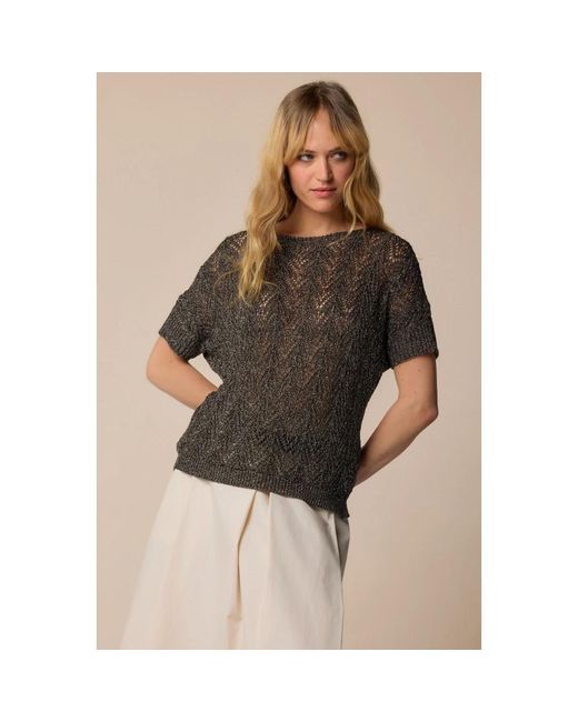 Kocca Round-Neck Knitwear in het Gray