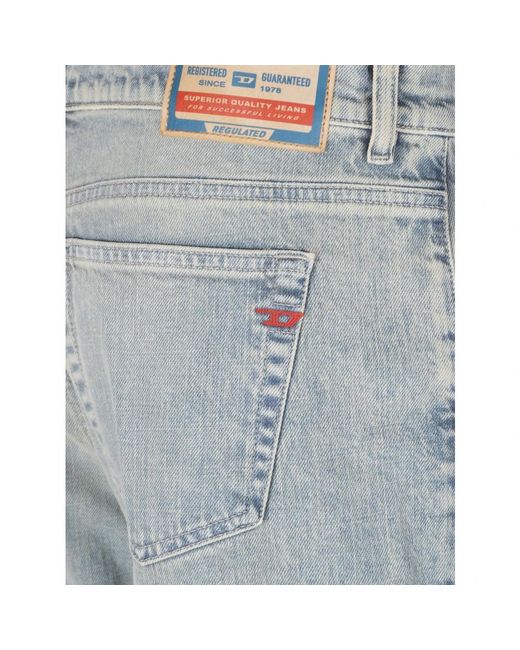 DIESEL Gray Wide Jeans