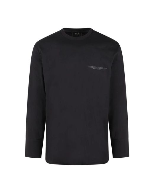 Long Sleeve Tops di Y-3 in Blue da Uomo