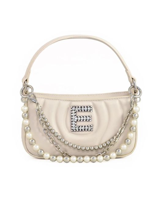 Regina pearl mini borsa a tracolla di Ermanno Scervino in White