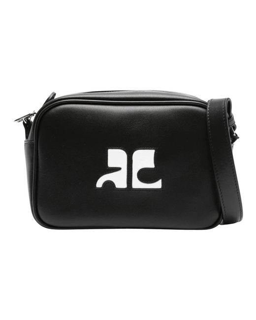 Courreges Black Cross Body Bags