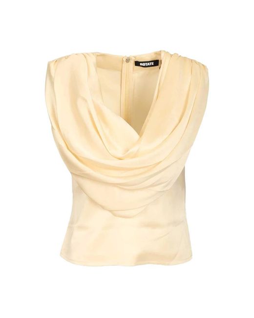 ROTATE BIRGER CHRISTENSEN Natural Blouses