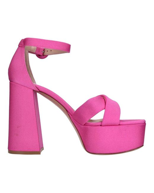 Gianvito Rossi Pink Sandalen Fuchsia