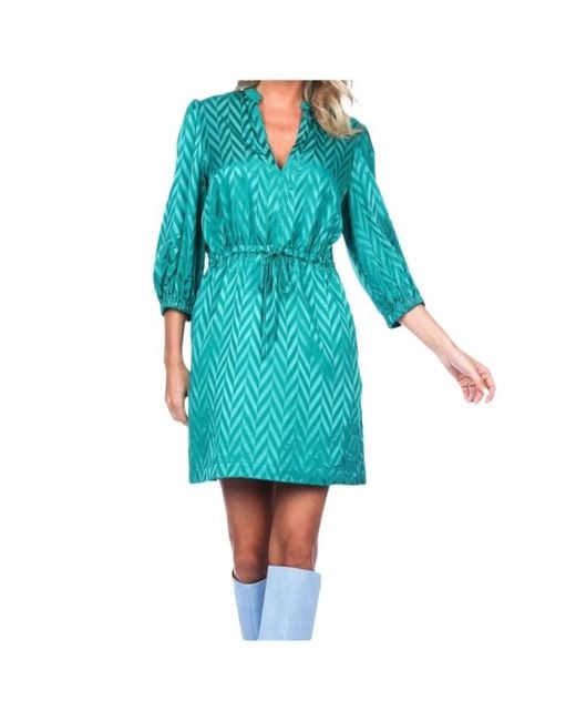 Twinset Blue Short Dresses