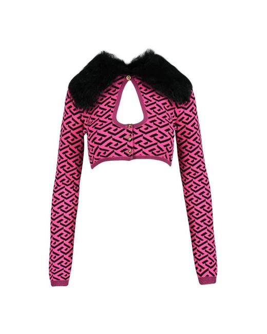 Cardigans Versace de color Red