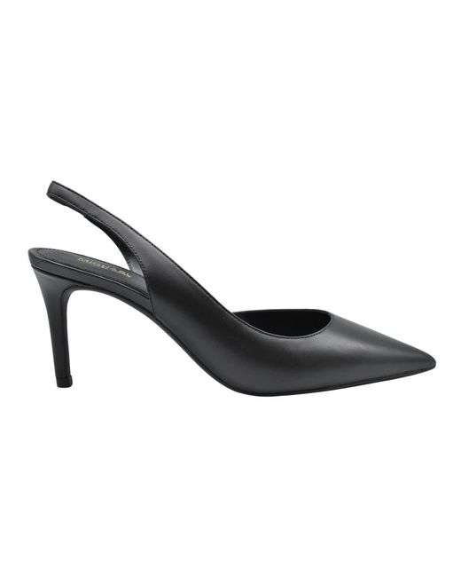 Michael Kors Black Schwarze Schnürschuhe Eleganter Stil