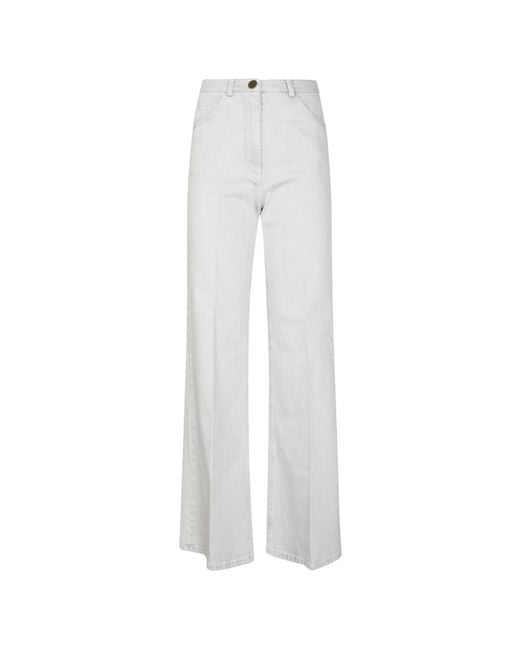 Forte Forte Wide Trousers in het White