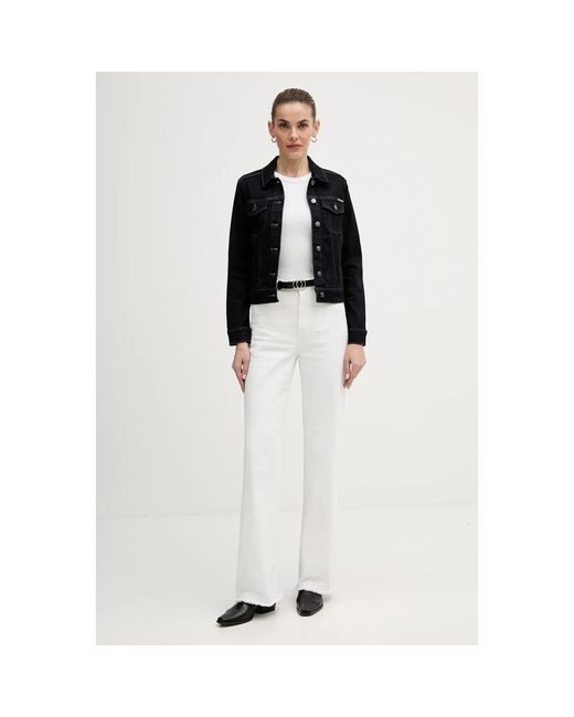 DKNY Denim Trucker Jacket in het Black