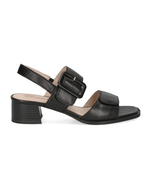 Caprice Brown High Heel Sandals