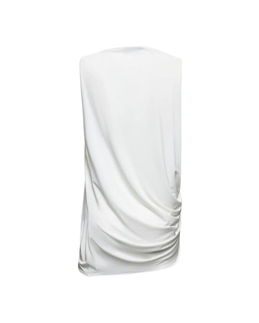 Jacquemus White Sleeveless Tops