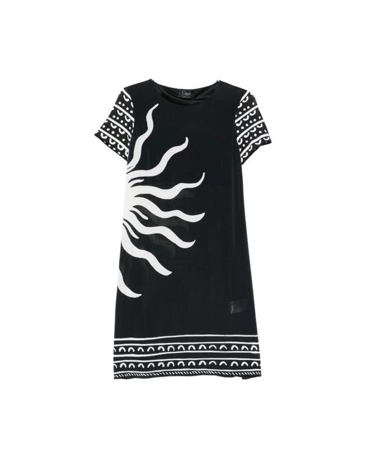 Short Dresses Clips de color Black