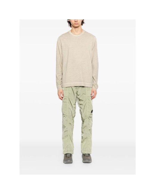 C P Company White Round-Neck Knitwear for men