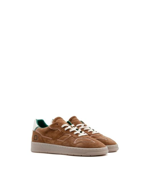 Date Court Insert Block Cuoio in Brown für Herren