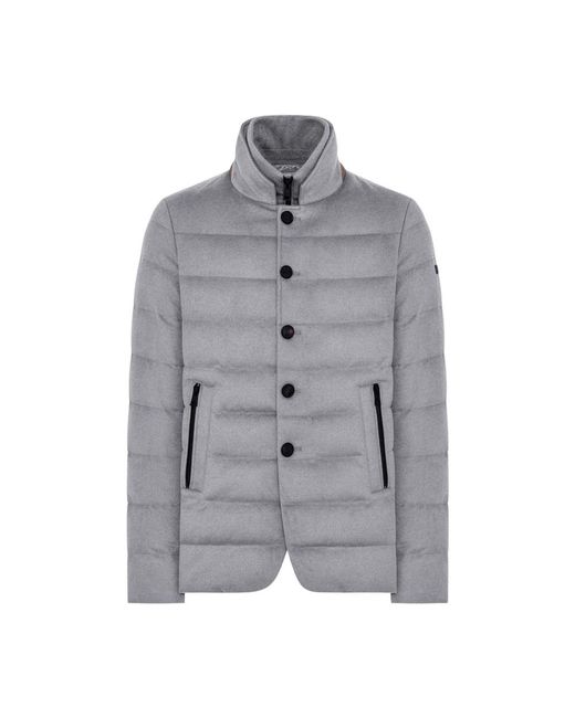 DUNO Gray Down Jackets for men