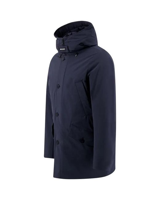 Woolrich Blue Winter Jackets for men
