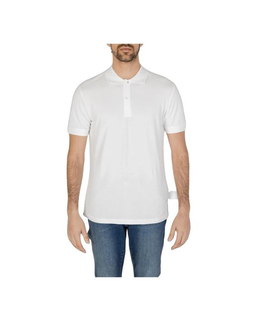 Gas White Polo Shirts for men