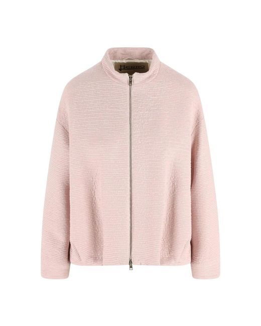 Herno Pink Zip-Throughs
