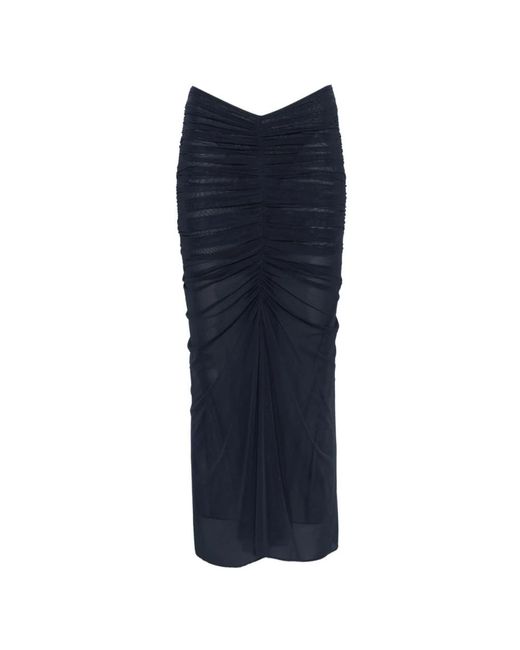 Mugler Blue Midi Skirts