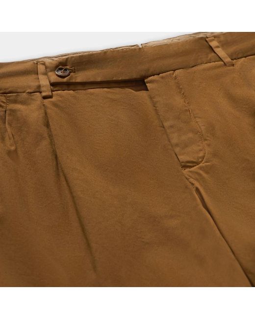Brooks Brothers Brown Slim-Fit Trousers for men