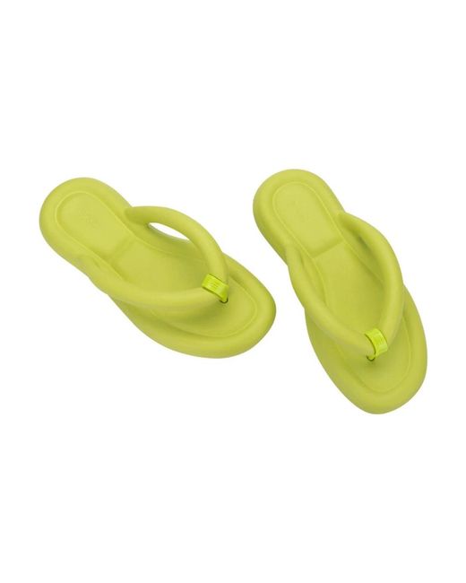 Melissa Yellow Slip on flip flop sandalen,slip-on eva flip flop