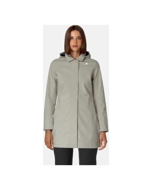 Parkas di K-Way in Gray