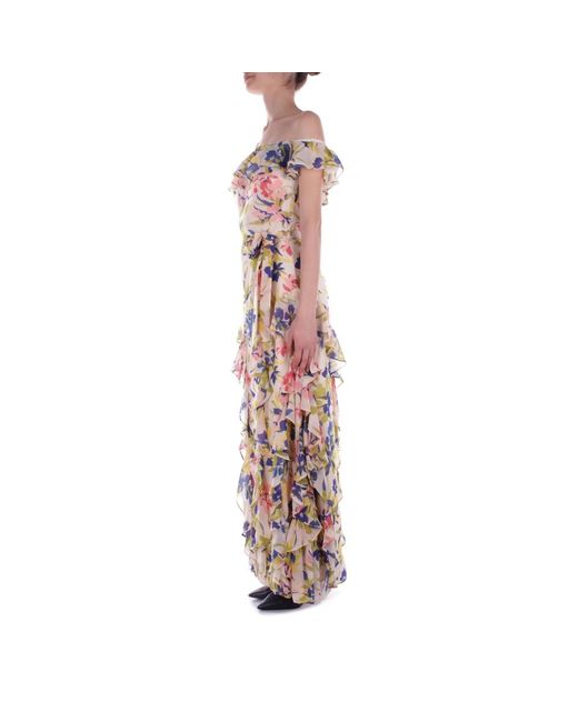 Ralph Lauren Pink Multicolour kleider mit vollan details