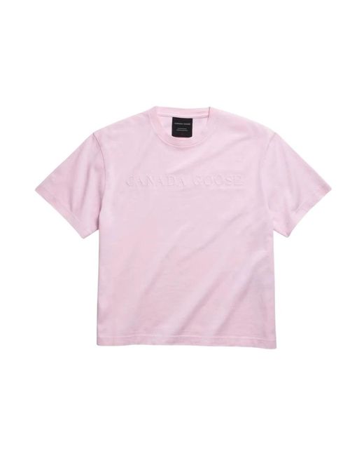 Canada Goose Pink T-Shirts