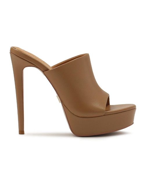 Kazar Heeled Mules in het Brown
