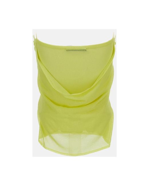 Jacquemus Green Sleeveless Tops