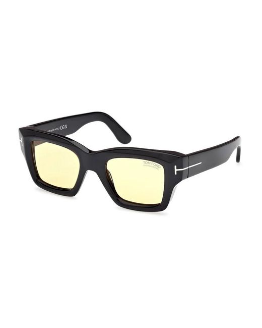 Tom Ford Black Ilias sonnenbrille für männer