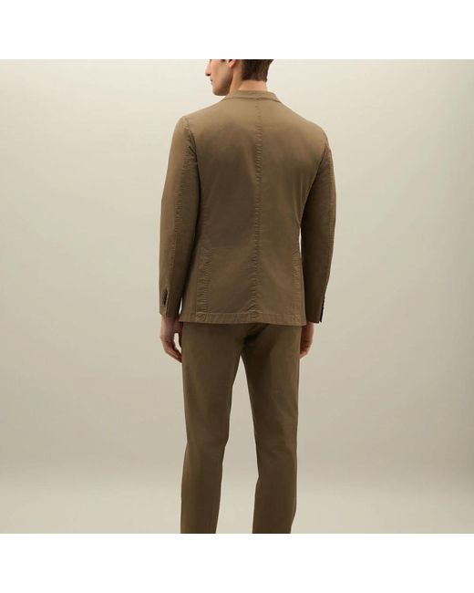Boglioli Single Breasted Suits in het Green voor heren