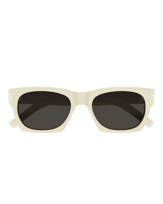 Saint Laurent White Sunglasses