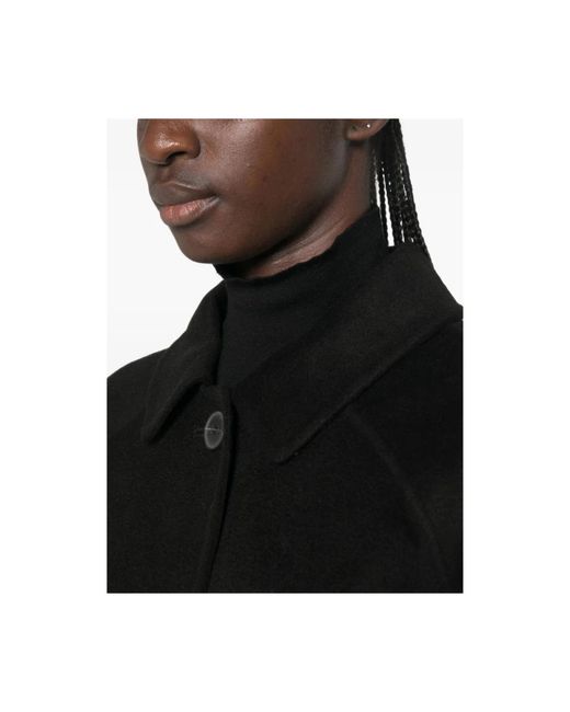 Single-Breasted Coats The Dynamis Studio de color Black