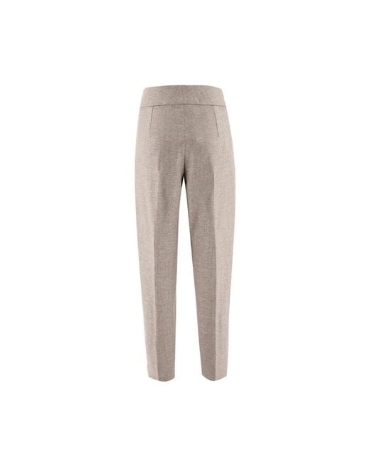 Tapered Trousers di Le Tricot Perugia in Gray
