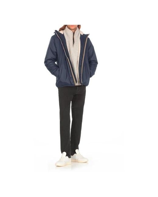 K-Way Gray Light Jackets for men
