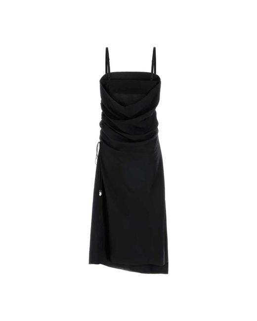 Carven Black Midi Dresses