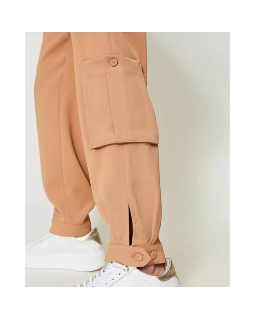 Trousers > straight trousers Twin Set en coloris Natural