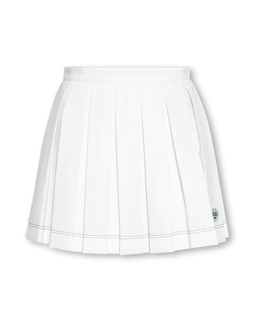 Lacoste White Short Skirts