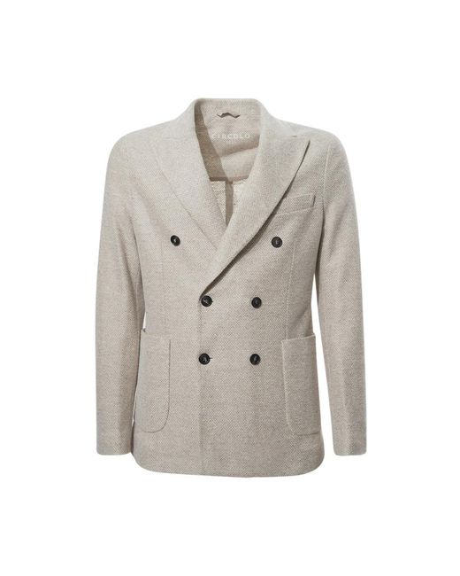 Circolo 1901 Gray Blazers for men