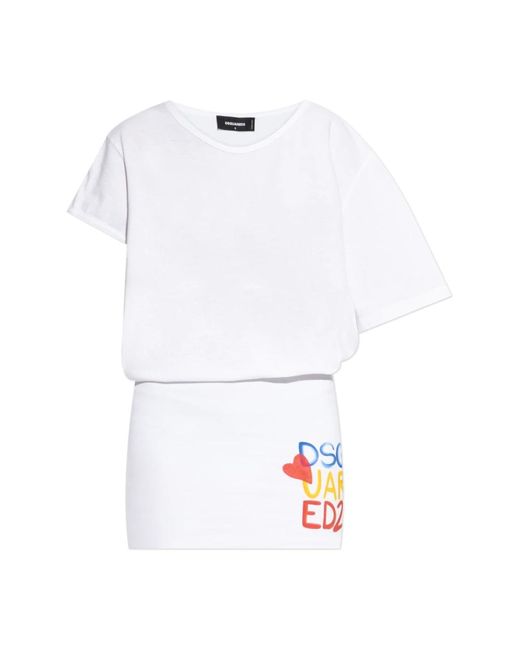 DSquared² Summer Dresses in het White