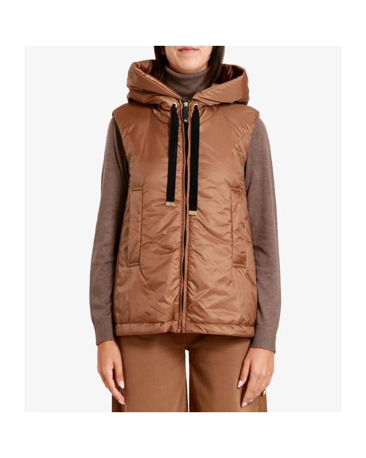 Vests Max Mara de color Brown